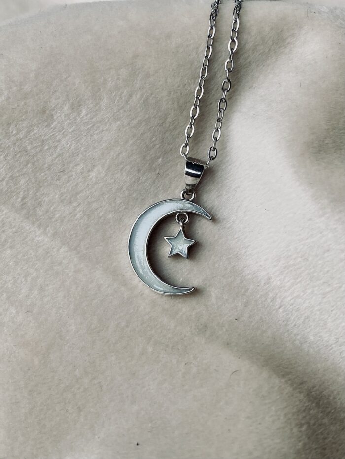 Erinnerungsschmuck Kette Liebe bis zum Mond