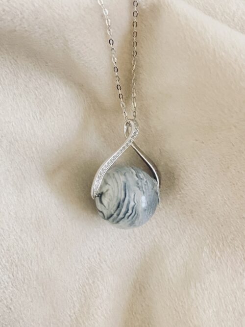 Erinnerungsschmuck Sterlingsilber Perle