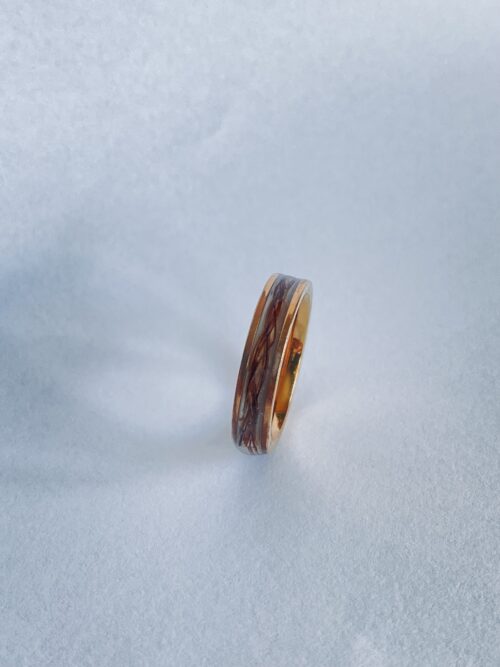 Pferdehaarschmuck Ring mit Pferdehaar geflochten als Andenken an dein Seelenpferd.