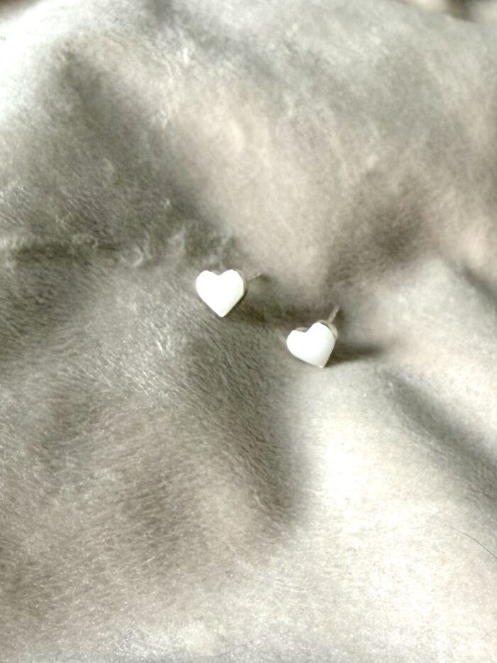 Muttermilch Ohrstecker aus Sterlingsilber, gefüllt mit Muttermilch – handgefertigter Erinnerungsschmuck für Mamas