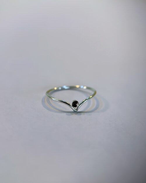 Muttermilchring in Sterlingsilber – Zarter Erinnerungsring mit persönlicher Füllung