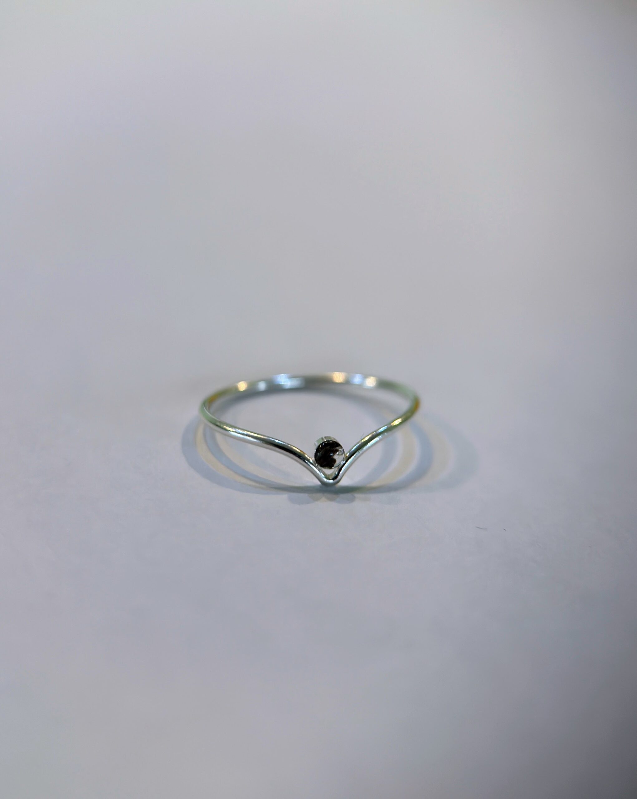 Sterlinsilberring mit Tierflel personalisiert