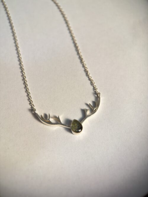 Andenken für Jäger als Kette mit Geweih und Platz für Jagderinnerungen